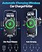 Guceful Wireless Car Charger, Phone Holders for Your Car 15W Fast Charging Auto Clamping, Air Vent Car Phone Mount for iPhone 17 16 15 14 13 Mini Pro Max XR, Samsung Galaxy S25 Ultra S24 S23 S22 S21