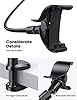 Lamicall Gooseneck Phone Holder Bed - [Upgrade Nylon Braid] 38” Long Flexible Lazy Arm, 360 Adjustable 80 mm Mount Clamp Base for iPhone 17 16 15 14 13 12 11 Pro Max Air Mini Plus, Xs, 4"-7" Phone #5