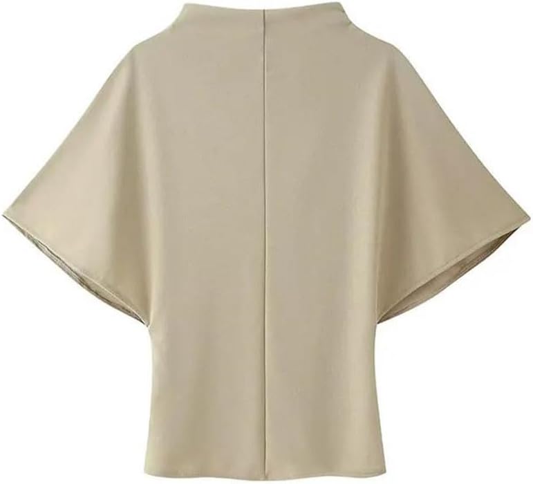 Women's Spring Elegant Casual Ruffled Short-Sleeved Top Asymmetric Midi Skirt Set