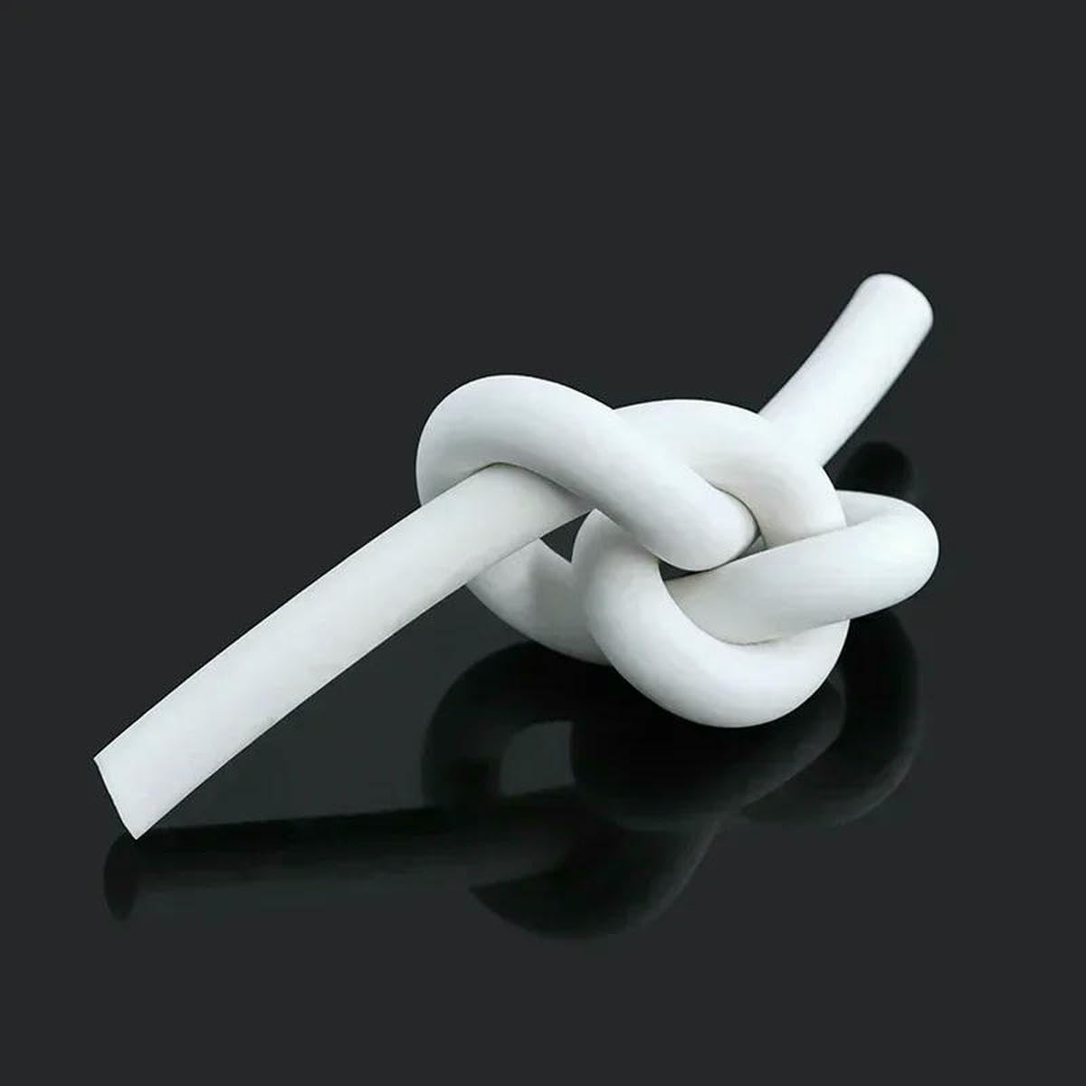 Bande d'étanchéité en caoutchouc silicone blanc ronde diamètre 1-25 mm mousse 14 mm 1 m