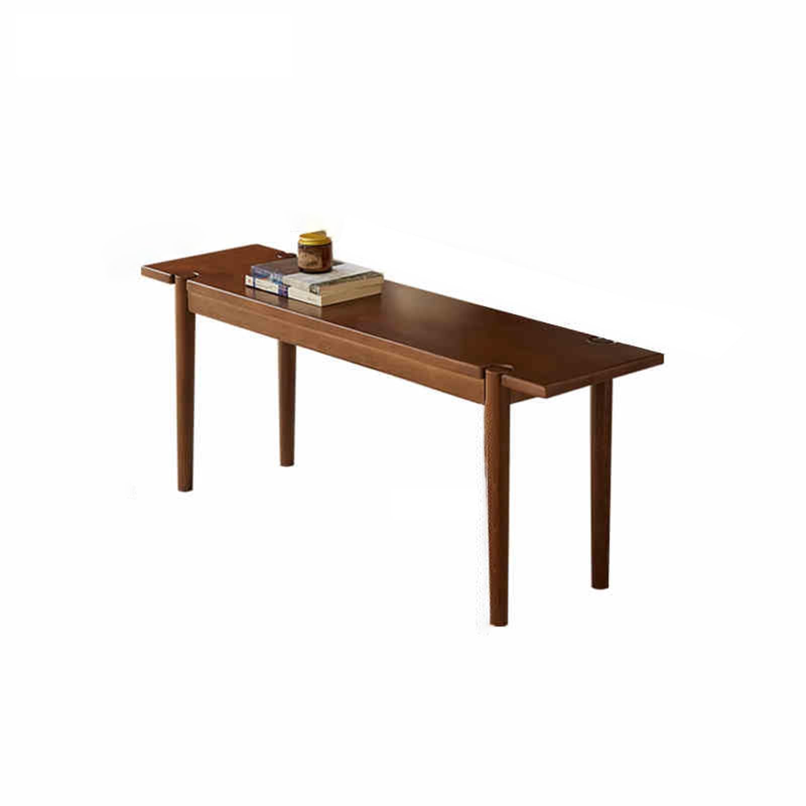Banc d'entrée en bois style ferme pour résoudre le manque d'assise de cuisine