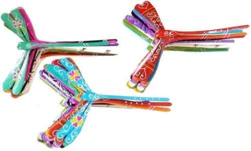 Terrapin Trading 1x Fair Trade Bamboo Wooden Handmade self balancing dragonfly
