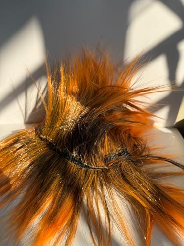 Image of eCraftIndia Golden Brown Hair for Holi Halloween Party | Perfect for Adult & Kids | Pack of 1