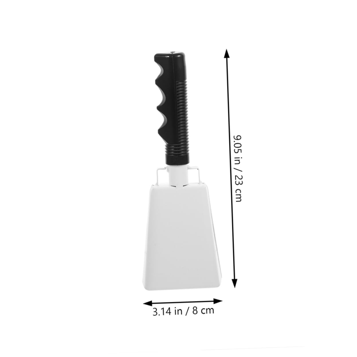 Levemolo Loud Cowbell Handles 2pcs Music Instrument Accessories for Cheerleading and Rhythm Training