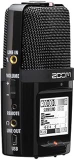 Zoom H2n Stereo/Surround-Sound Portable Recorder, 5 Built-In Microphones, X/Y, Mid-Side, Surround Sound, Ambisonics Mode, Records to SD Card, For Recording Music, Audio for Video, and Interviews