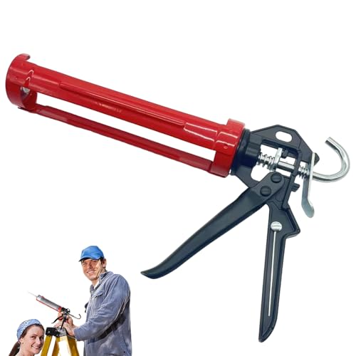 Máquina de calfeuting: aplicador de masilla robusta, pistola manual sin caída | Herramienta de sellado efectiva, dispensador de silicona con uso de renovación, junta de ventana o porno