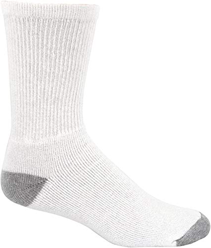 Fruit of the Loom Men's 6 Pair Half Cushion Crew Sock