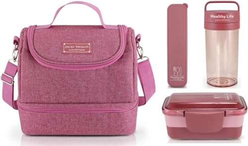 Kit Completo Jacki Design: Bolsa Térmica 2 Compartimentos, Porta ...