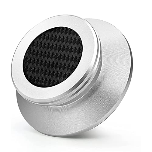 Bumdenuu Stabilisateur de poids pour disques vinyles avec rembourrage de protection souple pour profil de platine vinyle HiFi LP (argenté) - Les Beatles, Paul McCartney, John Lennon, RIngo Starr, George Harrison Bumdenuu Stabilisateur de poids pour disques vinyles avec rembourrage de protection souple pour profil de platine vinyle HiFi LP (argenté)