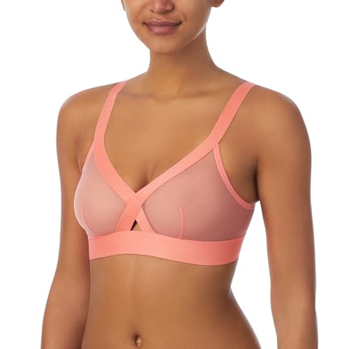 Image of DKNY Women's Sheers Wirefree Softcup Bralette Bra