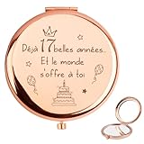 POLYVALENCE D'USAGE : Ce miroir pliable constitue un cadeau idéal pour femme à l'occasion de multiples événements : anniversaires, fêtes commémoratives, Noël, Halloween, Thanksgiving, Fête des Mères, Saint-Valentin... Autant d'occasions de faire plaisir.cadeau pour fille 17 ans,cadeau d'anniversaire pour fille de 17 ans,cadeau anniversaire 17 ans fille,cadeau fille 17 ans anniversaire original,cadeau fille 17 ans drole,cadeaux d'argent amusants pour les 17 ans,17 ans anniversaire fille drole