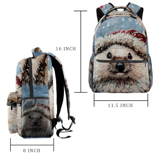 Sac à dos de campus style hérisson taille unique pour garçons et filles