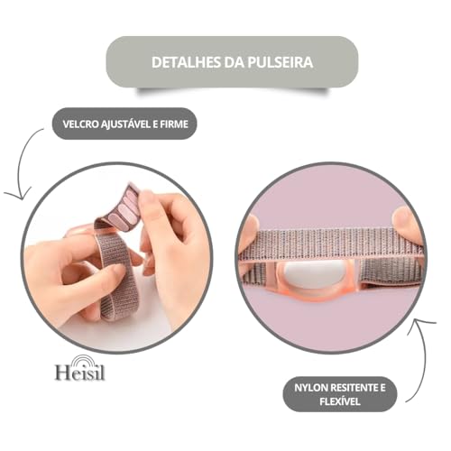 Pulseira Infantil Compativel Com Rastreador Airtag, Capa Protetora Anti Perda E Anti Riscos Para GPS