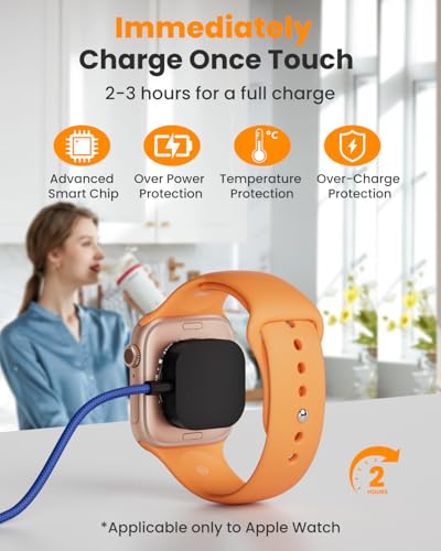 Câble Apple Watch et iPhone pour supprimer les chargeurs multiples - 2