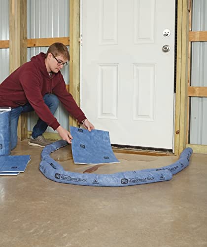 Image of PIG Water Absorbing Kit - Absorbs Up to 16 Gallons per kit - Blue and Gray - PM50501