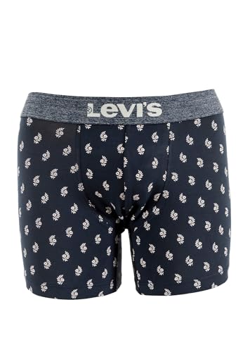 Levi's - Calzoncillos y zapatillas de mezclilla geo 001 Navy Combo, azul, M