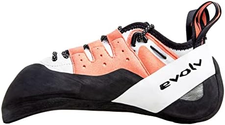 EVOLV Geshido Lace Climbing Shoes - Women's White/Coral/Black 8.5 | Image 2