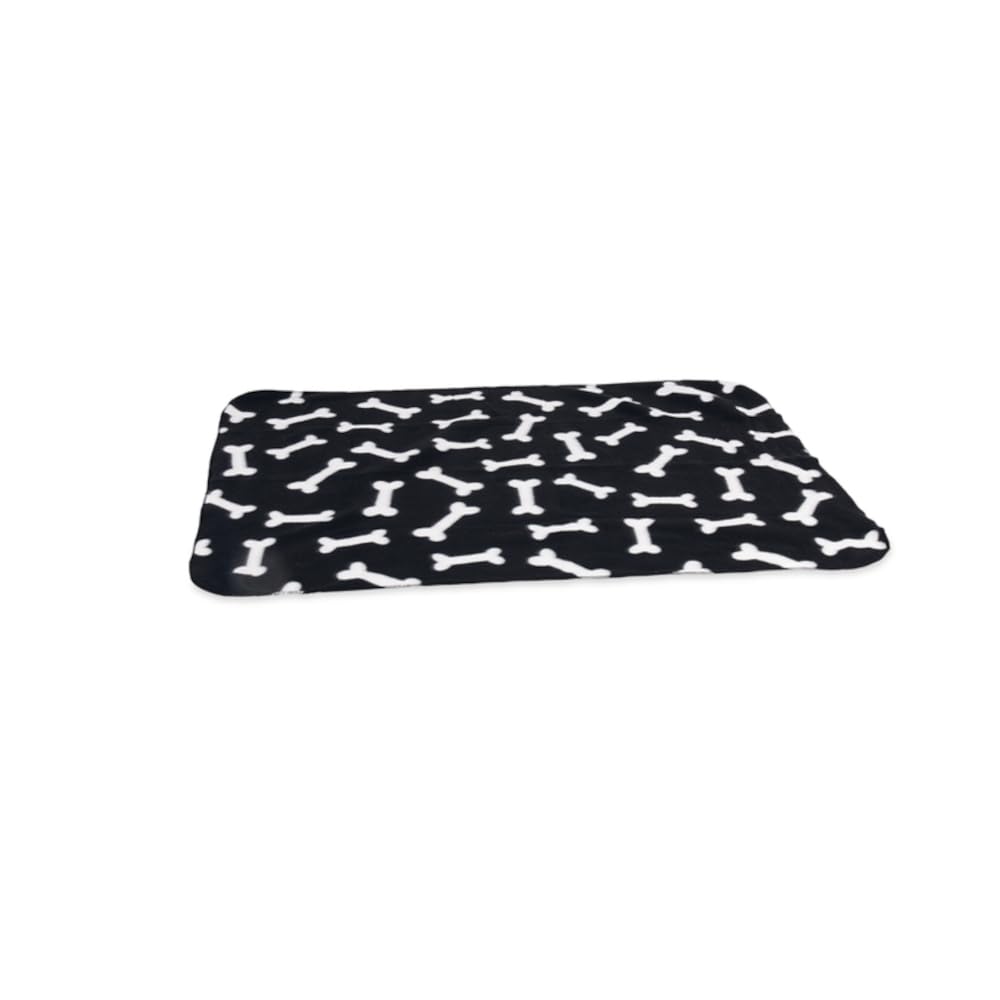 Karlie Fleece Blanket Length 100 cm Width 70 cm Black