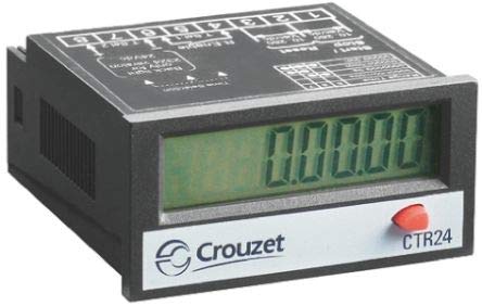 Crouzet Controls 87622161 , Counter, Time, Hour Meter 2223, PNP Input, 260V, CTR24 Series