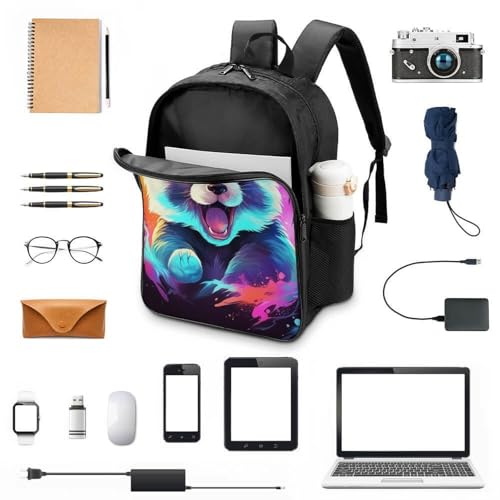 Mochilas escolares de panda 3D para el colegio y extraescolares de niños y niñas 4