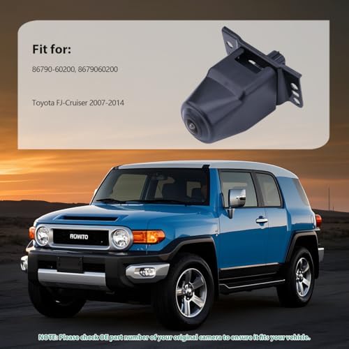 Image of 86790-60200 Front View Camera Replacement for Toyota FJ-Cruiser 2007-2014, OE Camera Replaces 8679060200 by GreenYi