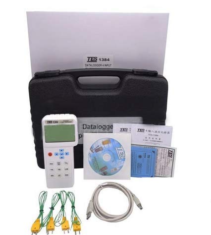 TES1384 - Termometro digitale industriale a 4 ingressi
