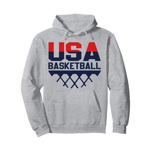 USA Team Sports Basketball Pullover Hoodie