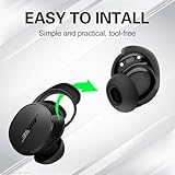 [3 Pairs] Ear Tips Covers for Bose New QuietComfort Earbuds (2024), Silicone Sport Ear Hook Cover Accessories for Bose New QC Earbuds, Anti-Slip Replacement Eartip Fit Kit (S,M,L) (Black) - Image 5