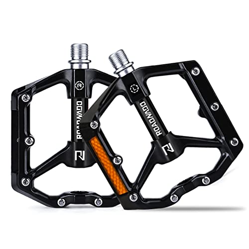 ROADNADO Pedales de Bicicleta de Aluminio CNC con rodamientos de Aluminio Antideslizante ultraligeros para Bicicleta de montaña con MTB, para Carretera y Otras Bicicletas de Trekking Cover