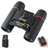 30x60 Mini Compact Binoculars for Adults and Kids, HD Pocket Portable Folding Binoculars, Lightweight Easy...