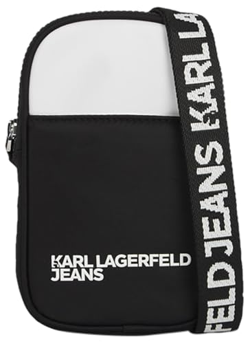 Sacoche Karl Lagerfeld Jeans blanche et noire pour vos déplacements urbains et sorties