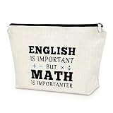 Math Teacher Gifts Math Teacher Appreciation Gift Makeup Bag Math Lover Gift Graduation Gifts for He