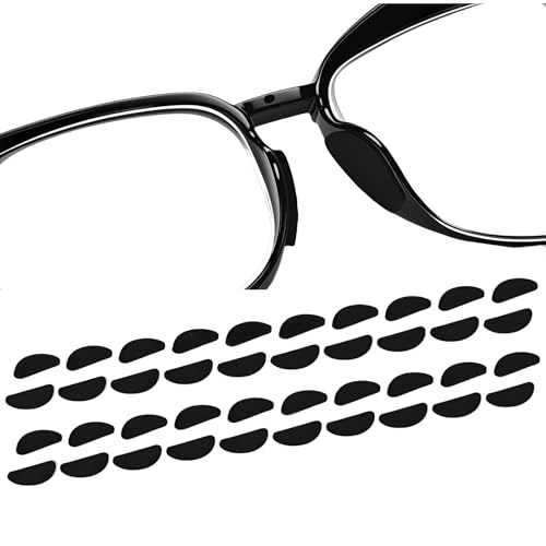 Compatible with Ray-Ban Wayfarer Eyeglass Replacement Nose Pad Meta Glasses Nose Pads for Wayfarer/Skyler/Headliner (Gen 2)(Black 20Pairs).