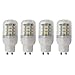 COMY GU10 LED Mais Birne 5W LED GU10 Glühbirne 500LM Ersetzt Glühbirnen 50W, Gu10 Led Lampen Kerze Licht Maiskolben Led Energiesparlampe Birnen Nicht Dimmbar - 4er Pack,Warm White,220V~240V