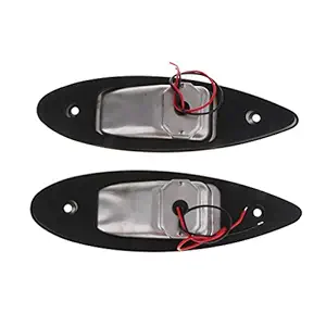 MERISHOPP Red&Green Marine Boat LED Side Navigation Light Flush Mount Side Light SS.304 Parts & Accessories | Boat Parts | Electrical & Lighting