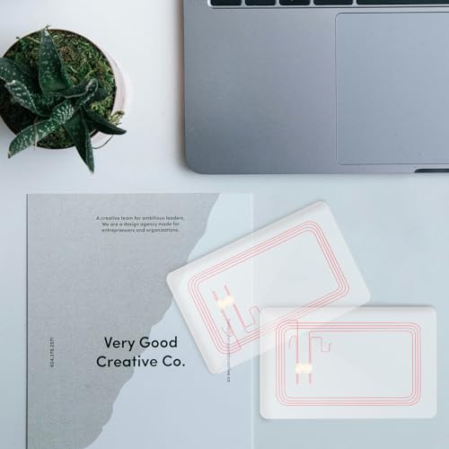 Tarjetas NFC Ntag215 transparentes para solucionar problemas de conectividad 3