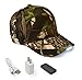 Cappello da Baseball a LED, Cappello, Barretto da Baseball Traspirante a LED Luminoso Adatto per Sport all’Aperto per Uomini e Donne, Sport Notturno, Jogging all’Aperto, Usato per Hip Hop Vacanze ECC
