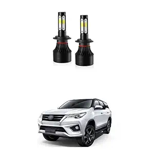 LOVMOTO H4 car led headlight 4-side h4/9003/hb2 hi/lo beam LED Automotive Headlight Bulbs 4 Side Auto Conversion Driving Lamp Comfortable For Fort-uner