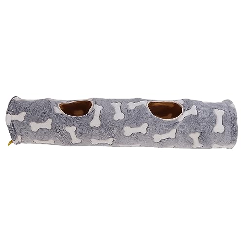 Túnel para gatos resistente de felpa suave y estructura plegable 3
