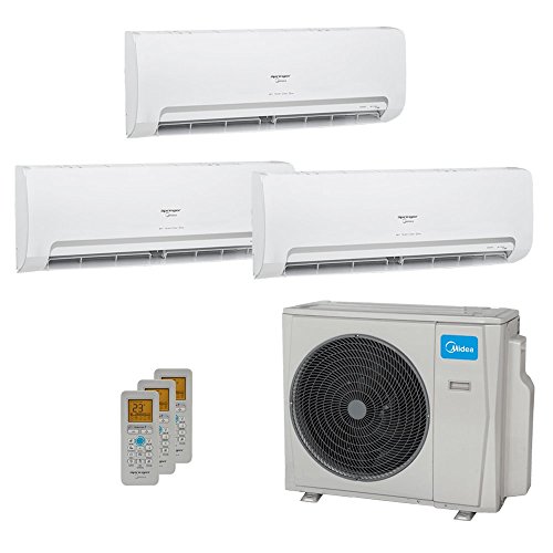 Ar-Condicionado Multi Split Inverter Springer Midea 27.000 BTUs (3x Evap HW 9.000) Quente/Frio 220V