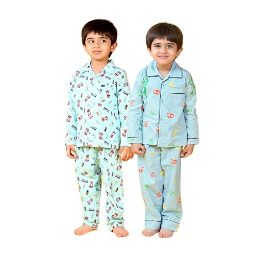 Image of Jam & Sugar Boys Cotton Printed Night Suit Set