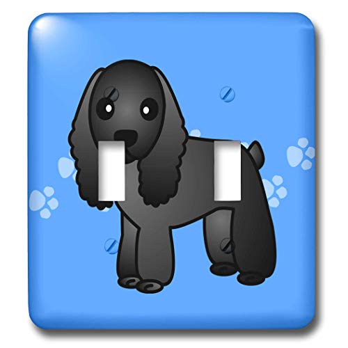 Double interrupteur 3dRose lsp_15343_5 Cocker Spaniel finition haute précision