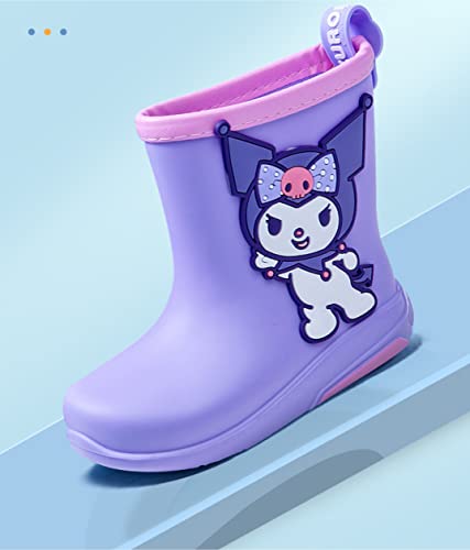 Everyday Delights Kuromi Rain Boots for Girls Kids Children PVC4
