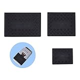 ♕[MATERIAL DE SILICONA FLEXIBLE]: Con silicona de alta calidad., estirable, aplicar con muchas cortadoras y recortadoras diferentes. Fácil de instalar y quitar..