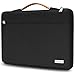 Produktbild TECOOL Laptop Hülle Tasche für 15-15.6 Zoll Lenovo Thinkpad Ideapad HP Acer Dell Samsung Notebook Chromebook, Schutzhülle Notebooktasche Tragetasche Sleeve mit Griff, Schwarz