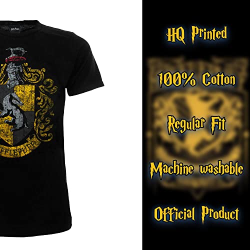 T-Shirt Harry Potter Ufficiale Tassorosso. Logo