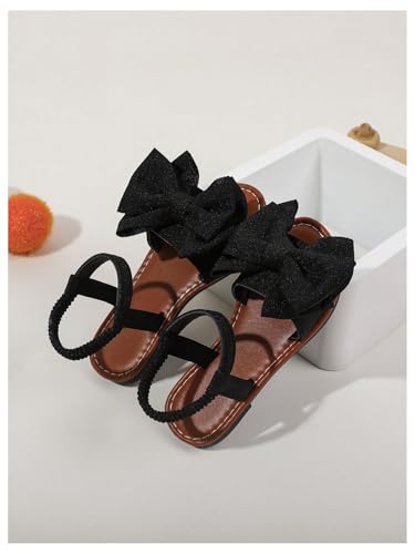 GORGLITTER Girl's Sandals Dressy Bow Ankle Strap Sandal Open Toe Slides Flats Summer Cute Vacation Sandals2