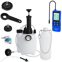 Brake Fluid Tester Automotive Digital Brake Fluid with 3L Brake Bleeder Fluid Pump