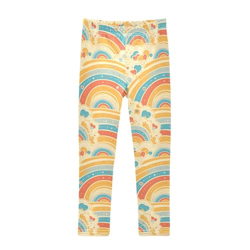 Banner Toddler Girls' Athletic Leggings Casual High Waisted Dance Pants Running