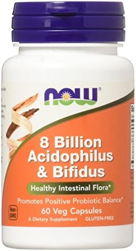 NOW Foods Acidophilus & Bifidus 8 Billion VCaps, 60 ct
